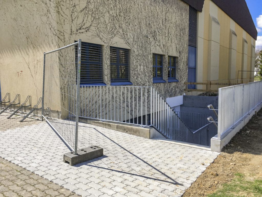 merge treppenabgang sporthalle bünten, unterentfelden