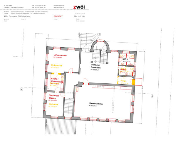 Sanierung Schulgebäude, Kirchleerau